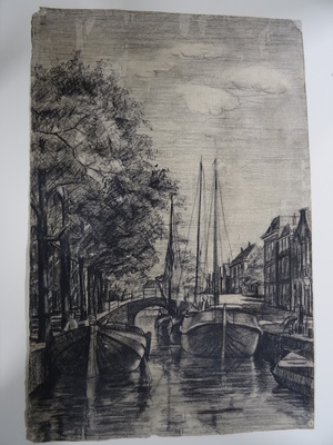 1966-0082-TEK a.jpg; 1966-0082-TEK; Brouwersgracht; tekeningen